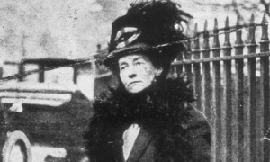 Emily Davison pictured a few days before her fatal attempt to stop the King's horse on Derby Day. Photograph: Hulton Archive/Getty Images 