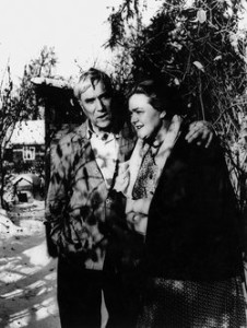 Mondadori/Getty Images Boris Pasternak and Olga Ivinskaya at his dacha in Peredelkino, late 1950s 