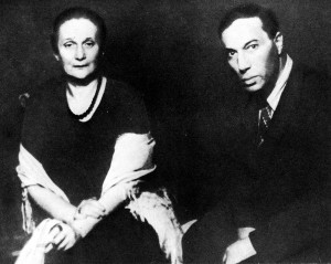 Itar Tass Anna Akhmatova with Boris Pasternak just after he began writing Doctor Zhivago, 1946 