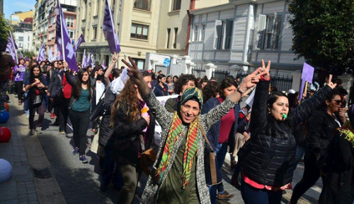 Women's demo in Turkey